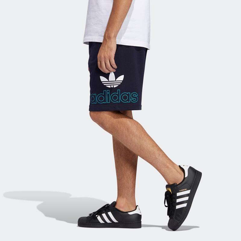 Adidas Originals Pre Game Shorts Loose Running Sports Men Bottoms Legend-Ink-Blue FM1512