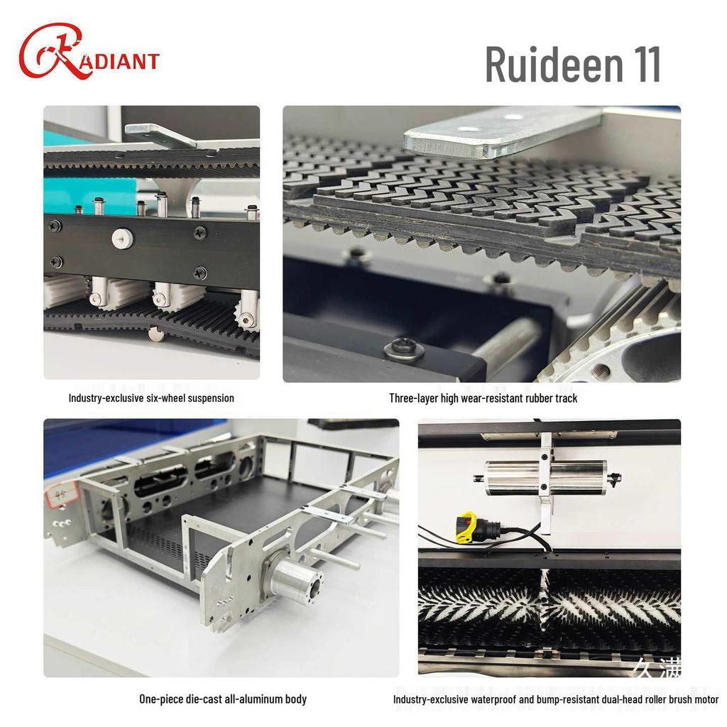 Automatischer Fernsteuerbarer Photovoltaik-Reinigungsroboter mit Absturzsicherung