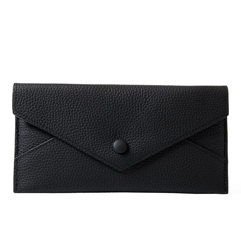

Genuine Leather Women s Thin Envelope Clutch & Phone Holder