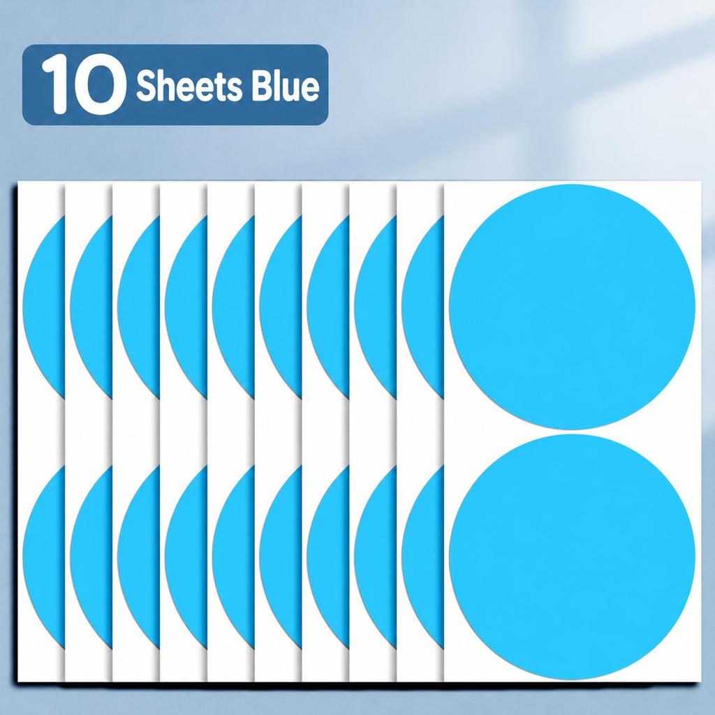 10 Sheets Round Dot Stickers Color Circle Labels Self Adhesive Color Coding Stickers for Office School Organization