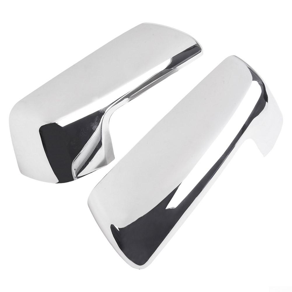Mirror Covers Chrome Sliver For Chevy 2019-24 For Sierra 1500 For GMC #84328137