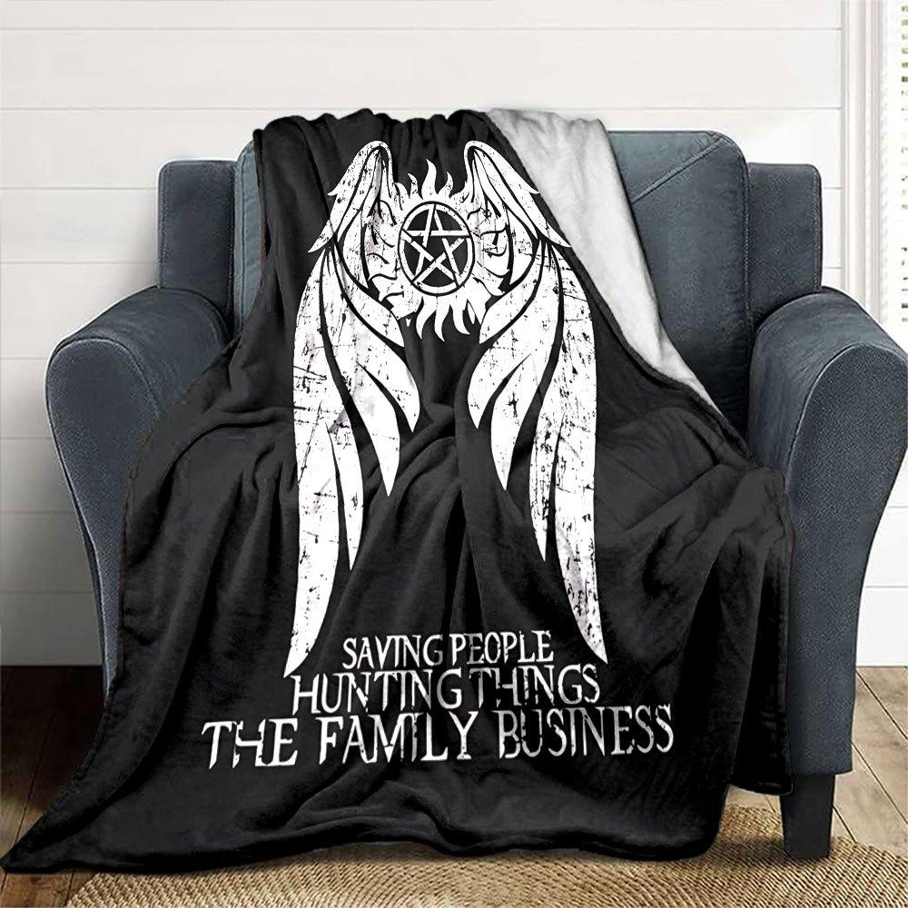 1pc Supernatural 13 Blanket Soft Warm Throw for Home, Office, Travel All Season Cozy Bedding Gift, Office Cozy Accessory