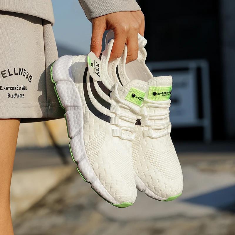 Mode Herren Trendige Sport Outdoor Atmungsaktiv Plateau Weiche Sohle Tennis Leicht Schnürschuhe Laufen Vielseitig Bequem Lässige Sneaker Schuhe