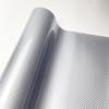 Self Adhesive 6d Carbon Fiber Vinyl Wrap 40x152cm , Silver Car Styling Film Sheet Roll For Auto Hood Roof Decoration Diy