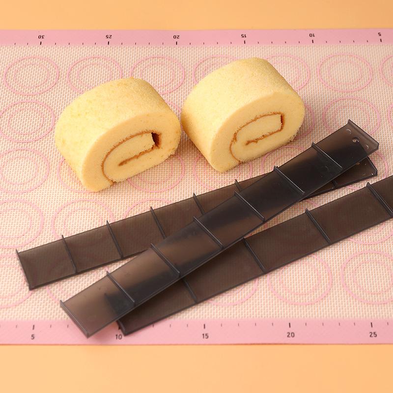 4 Stück Kuchenrollenlineal Schneider Spezialisierte Uniformteilung Form Gebäck Backen Küche Schichtwerkzeug03