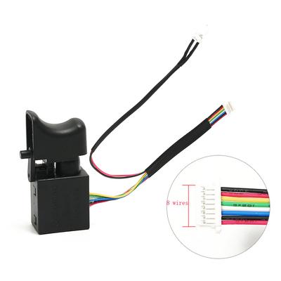 For 2016/169 Wrench Electric Drill Switch Brushless Drill Speed Controller 8-Wire Speed Regulation Forward And Reverse Switch