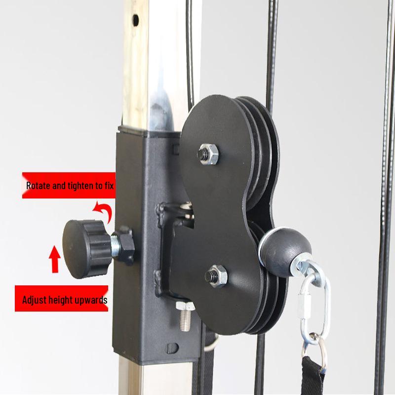 Wall-Mounted Bird Trainer: Multifunctional Lat Pulldown & Triceps Fitness Equipment