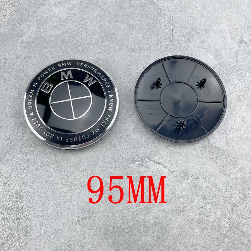 

auto parts BMW 95mm Hood Emblem Front Badge for G11 G12 7 Series G07 X7 G70 3 Pins 1PCS