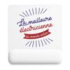 Tapis de souris - PLANETEE - Électricienne - Multicolore - 22 x 18 cm - 3 mm
