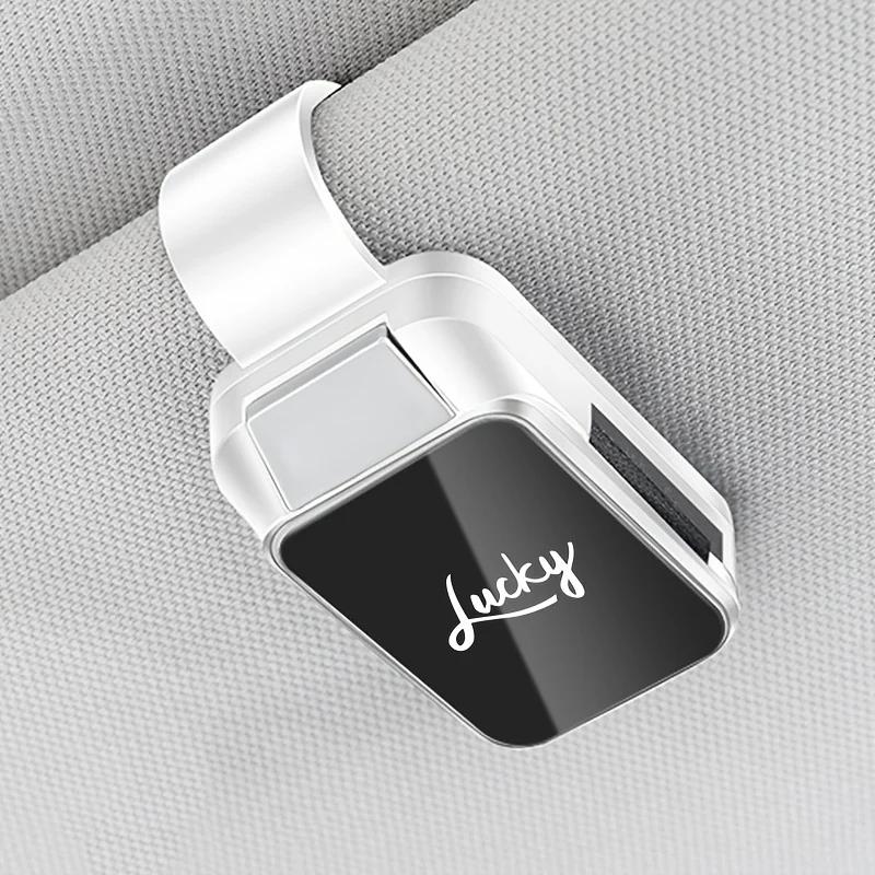 Fashion Car Glasses Holder Clip-Durable ABS Resin, Easy Installation for All Vehicle Models, Keeps Fashion Glasses on Sun Visor