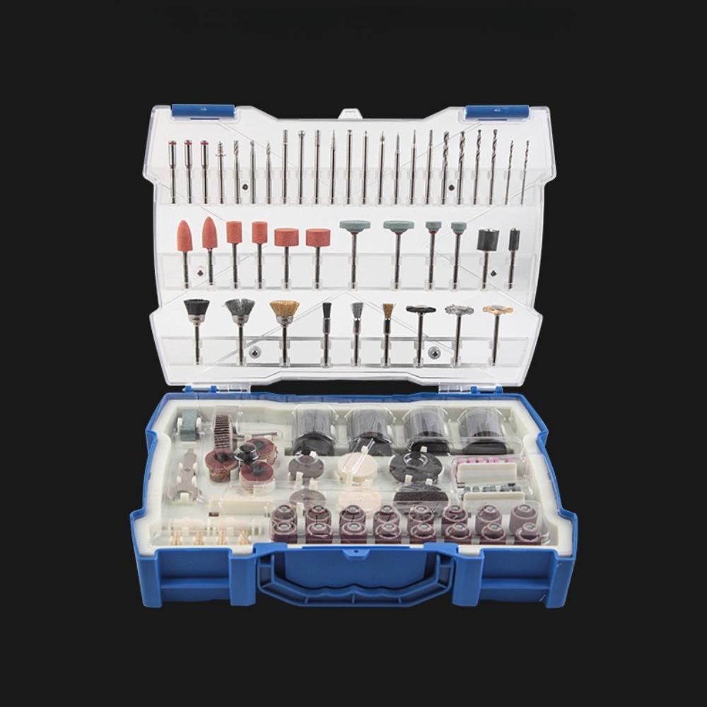 

Набор из 365 шт. абразивных аксессуаров для роторного инструмента, набор электрических мини-сверл, шлифовальные, полировальные, режущие, гравировальные головки для Dremel синий