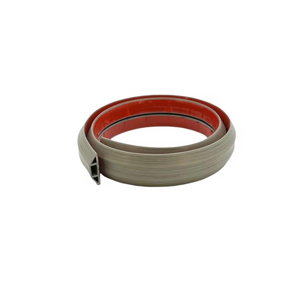 

1Roll 1M/39.37inch Cable Sleeve Floor Wires Soft Rubber Trunking PVC Self-adhesive Flame-retardant Wire Casing Fixed 1m