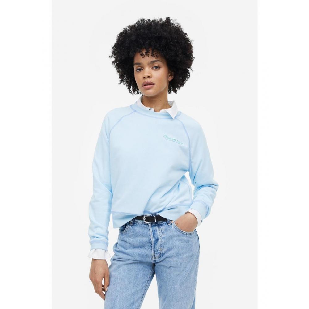 

Толстовка H&M Голубая 1148950001