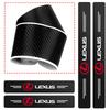 4Pcs Carbon Fiber Anti Scratch Scuff Pedal Car Door Sill Protector Stickers For Lexus RX330 IS250 ES300h UX GX470 LX570 LS430