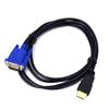6ft 1080P HDMI-compatible Male To Cable Cord Video Converter Adapter VGA Male for HDTV DVD