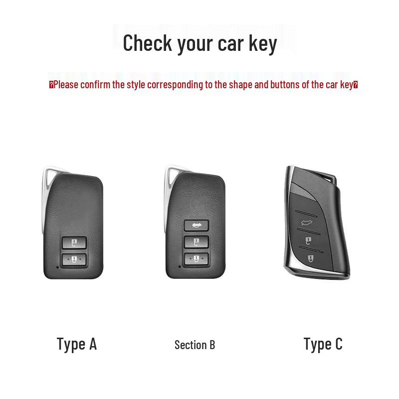 Lexus ES200/ES300h/RX300/RX350h/NX200 Suede Key Cover (3 Colors)