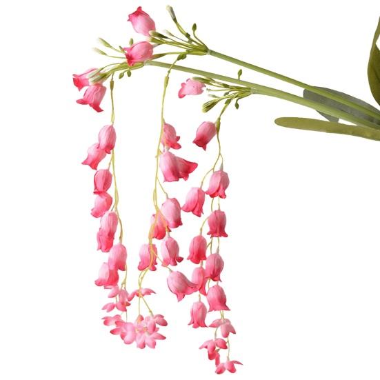 42,5" Langer Maiglöckchen-Stiel Künstliche Hängende Maiglöckchen-Blumen-Girlande für Hohe Vase Hochzeitsveranstaltung Veranda Gartenraum Hintergrunddekoration