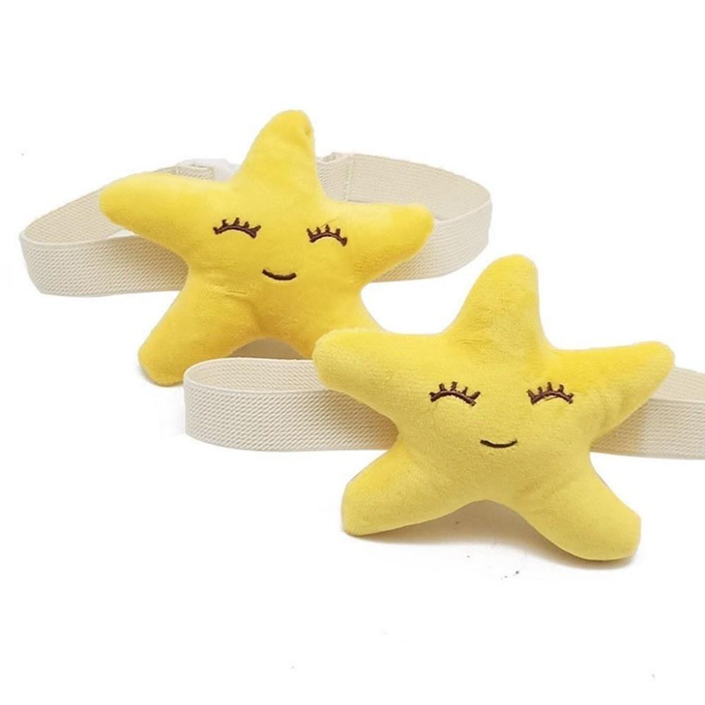 

for Kids Curtain Holder Household Curtain Tie Curtain Tieback Window Decoration Curtain Buckle yellow-sea star