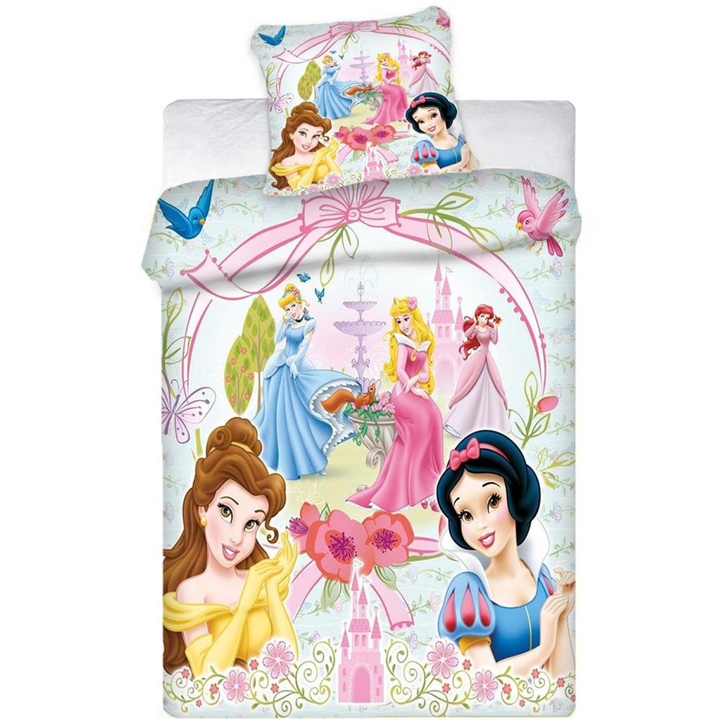 Snow White Duvet Cover Princess Series Set Comforter Bedding 3d Children'S Bedding Set 3-Piece 1 Quilt Cover King Size