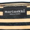Marimekko Border Pattern 7 Minutes Sleeve Boat Neck T-shirt XS Beige Women Used
