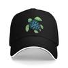 Watercolor Summer Sea Turtle  Casual Baseball Cap Summer  Trucker Hat Wholesale Hunting Camping Hats Women Men Baseball Caps