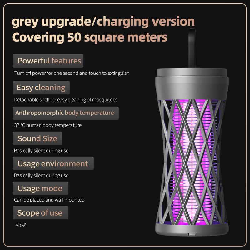 New Portable Electric Mosquito Killer Lamp with Atmosphere Light for Home and Outdoor Use