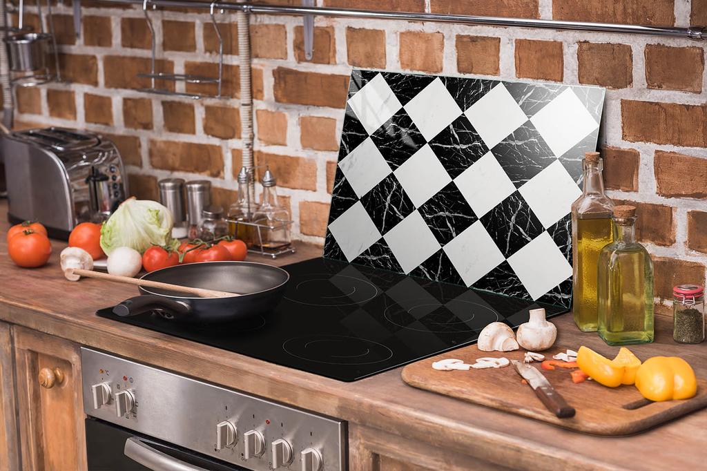 PLACA PROTECTORA DE CRISTAL PARA COCINA 70x52 Mosaico