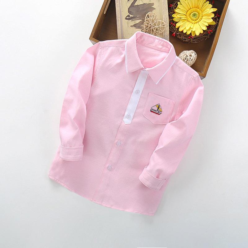 Jungen Langarm Freizeithemd für Frühling und Herbst - Neuer Stil für kleine und mittlere Kinder