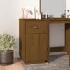 Day and Night - Day and Night Honey Brown Pine Wood Desk Cabinet 40x50x75 Cm