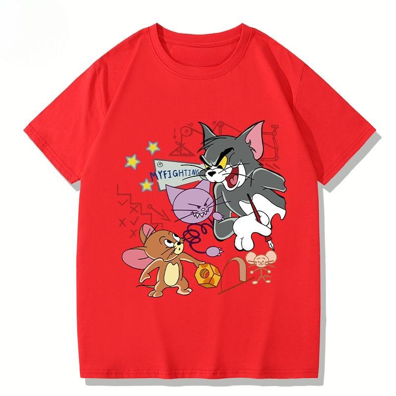 

Новая летняя футболка Miniso 2025 с принтом Тома и Джерри — это свободный и модный топ с короткими рукавами для мужчин и женщин, подходящий для пар. S