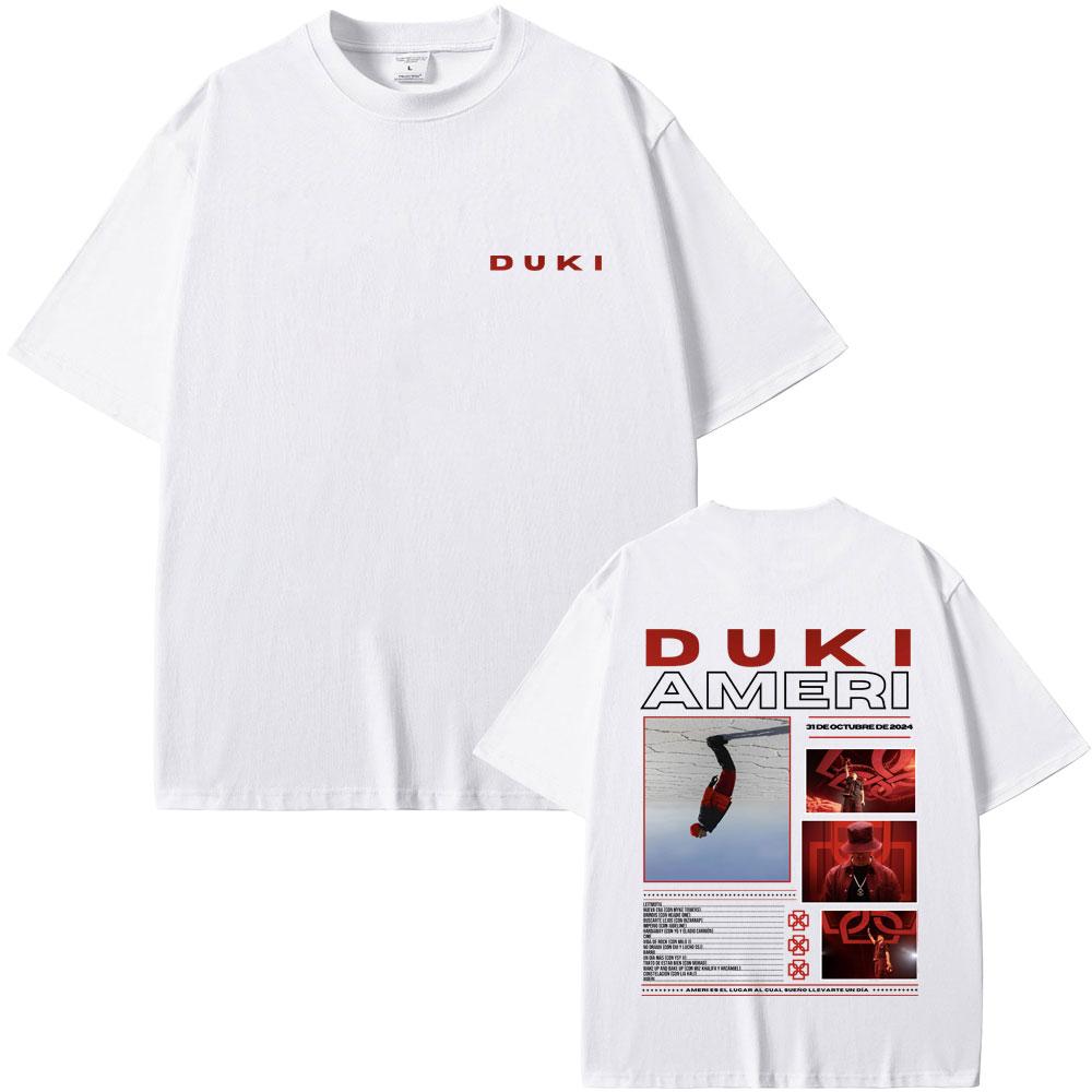Rapper Duki Antes De Ameri 2025 T Shirts Men Fashion Vintage T-shirt  Unisex Casual  Short  Sleeve Tee Shirt Street Wear Summer