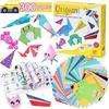 Eclet Neon Origami Paper 15 Cm X 15 Cm Pack Of 100 Sheets (10 Sheet X 10 Color) Fluorescent Color Both Side Coloured For