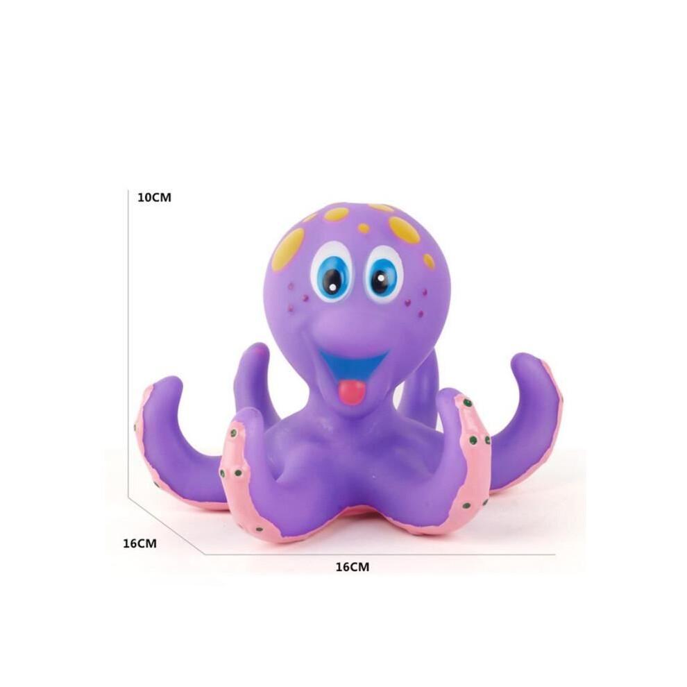 Kids Bath Toy Small Octopus Throwing Circle Puzzle Baby Bath Water Toy Octopus
