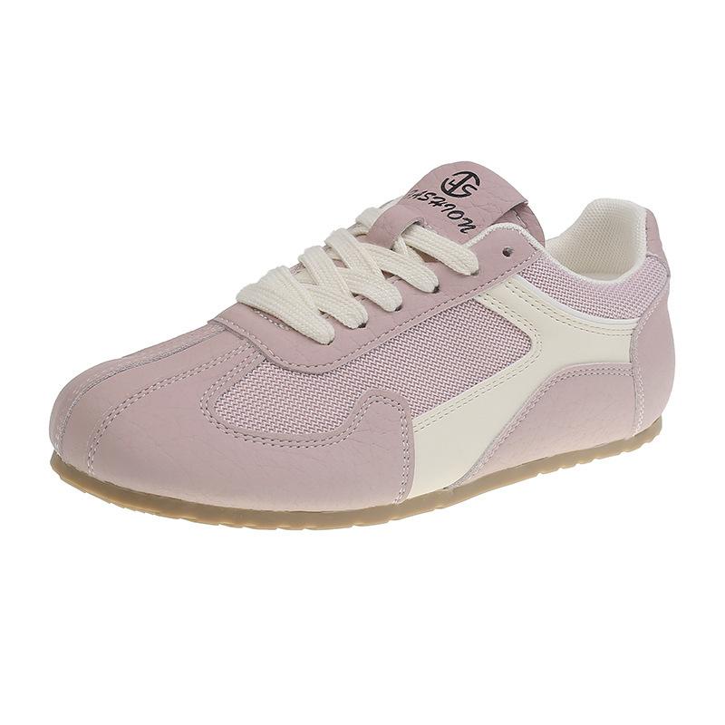 2025 spring and summer new retro German training shoes women's ins breathable lightweight board shoes flat sneakers trend
