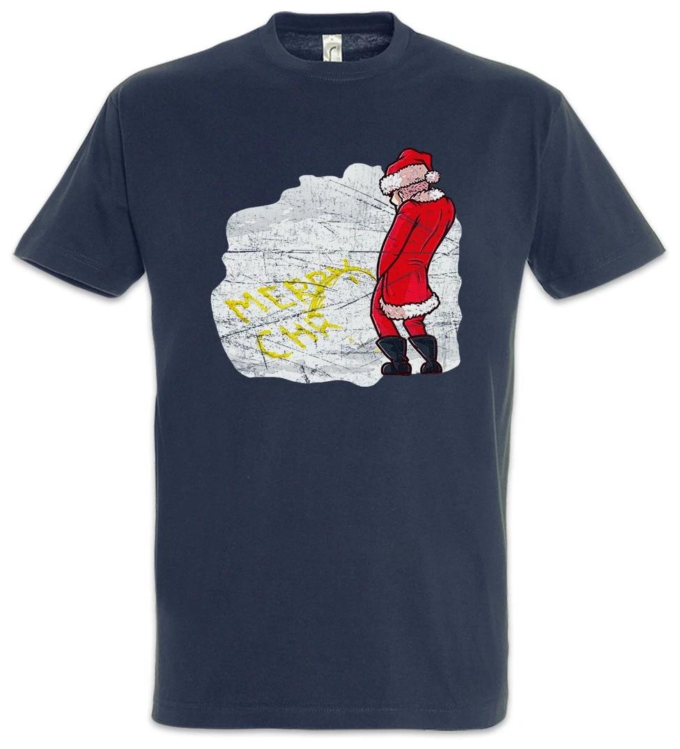 Santa Snow Mens T-Shirt Bad Santa Claus Santa Fun Clause Christmas Xmas XL