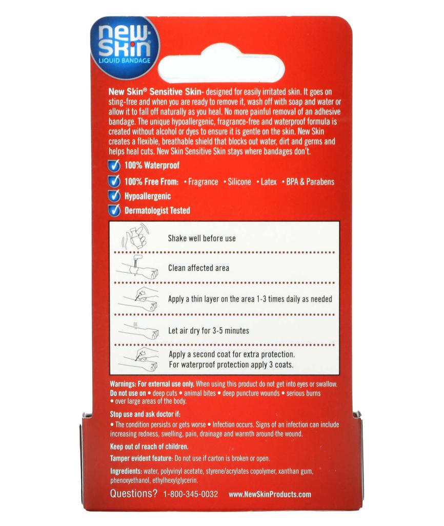 Liquid Band/Skin Protector, Sensitive Skin, 10Ml(0.3Fl Oz)
