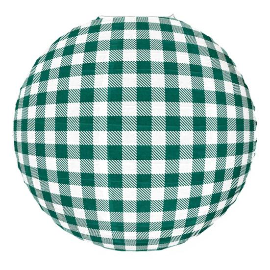 

Red Green Yellow Plaid Paper Lantern Checkered Plaid Hanging Large Round Lantern for Birthday Bachelorette Party Outdoor Camping Decor зелёный