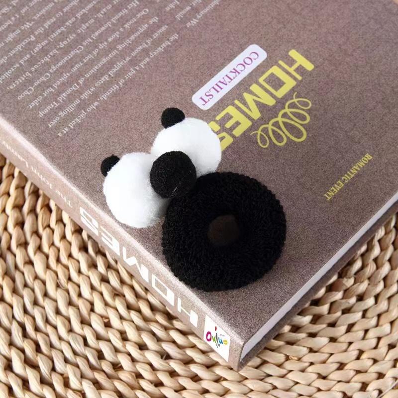 New Autumn and Winter Funny Selling Big Eyes Rope Girl Heart Candy Color High Elasticity 2-16 Years Old Hair Band