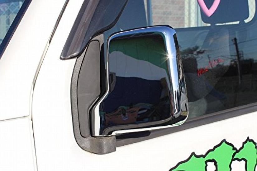 Suzuki Carry Chrome Mirror Covers and Right for Scrum Trucks 65 DA63T/DA65T/DA16T (Left Set) (63 Series, Series)