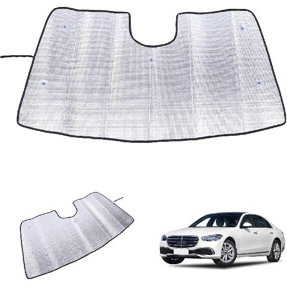 

Windshield Sun Shade Compatible with Mercedes-Benz GLK X204 2013-2015 Foldable Front Windshield Sunshade Protector, Block UV Rays Keep Your Car For Mercedes-Benz S-Class