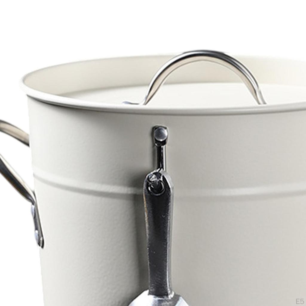 Tub with Lid And Scoop for Wine, Beer, More