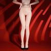 Oil Shiny Stockings 5D Ultra-Thin Pantyhose Women Sexy Lace High Waist Silky Tights Seamless Leg-Wear Triangular Crotch Leggings