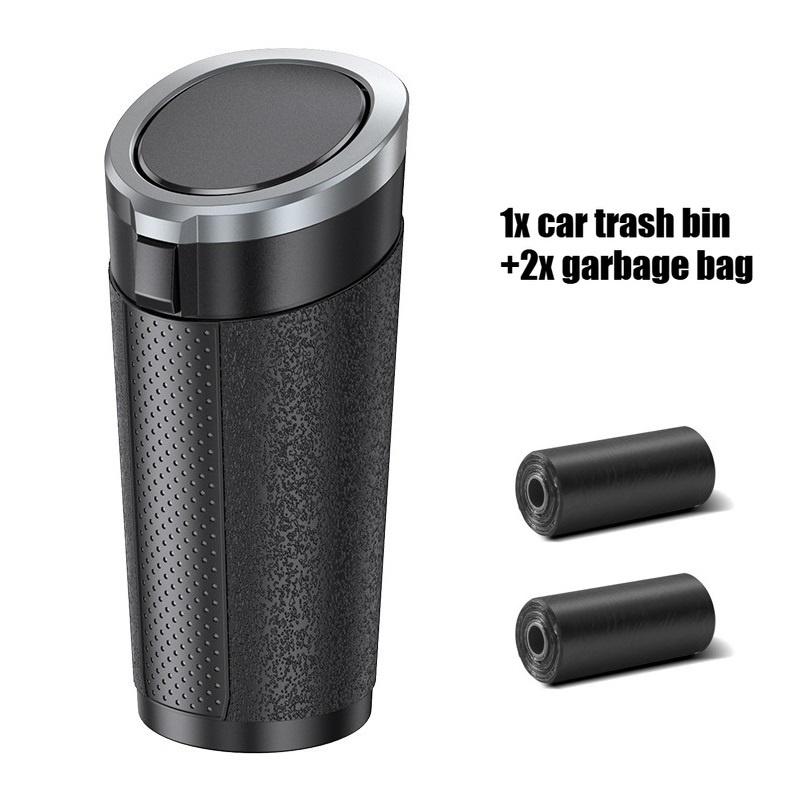 Universal Car Trash Bin Can Mini Auto Dust Organizer Car Interior Rubbish Bag Garbage Container Storage Box Vehicle Garbage Bin