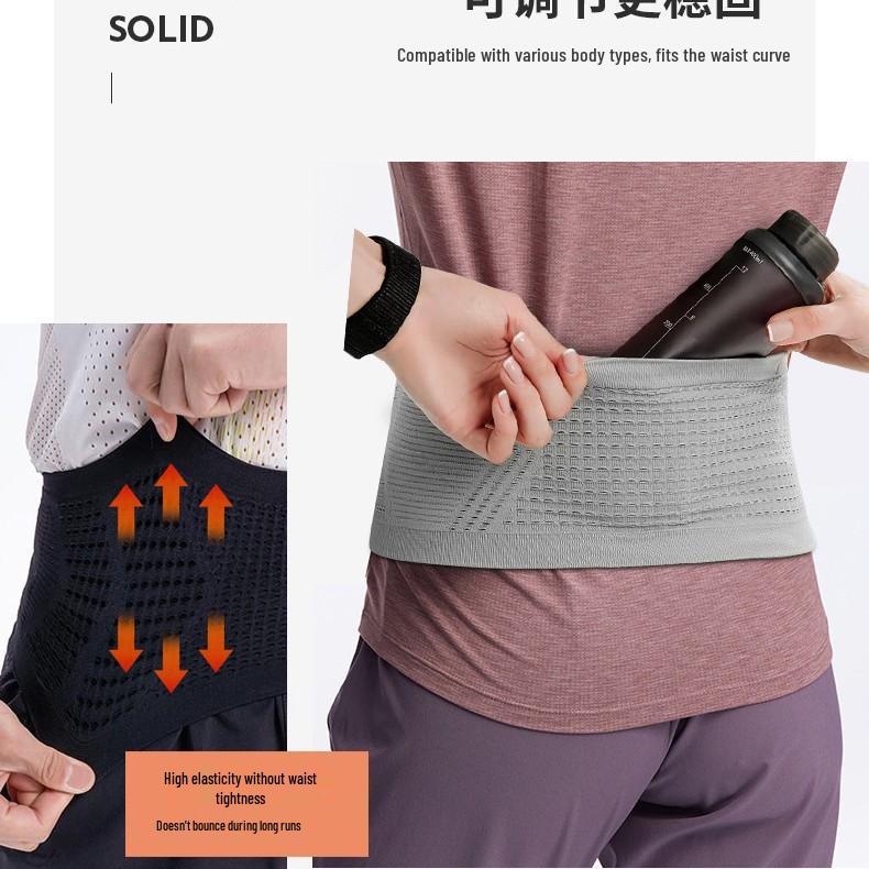 Unisex Waterproof Anti-Theft Running Waist Bag with Breathable, Close-Fitting Design