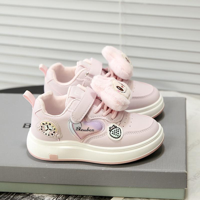 

Children s sports shoes 2025 autumn new girls board shoes cute panda children s casual shoes 26