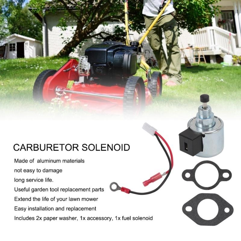 Carburetor Fuel Solenoid Replacement For Kohler 1275709 1275733S 1243502S For JOHN DEERE Stx38 Lx255 Am128242 Am128816 Engines