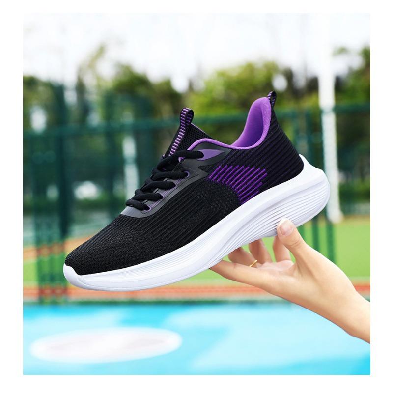 Breathable Single Shoe Sports Shoes Women's Shoes Flat Bottomed Summer Thick Soled Shoes Lightweight Women's Cool Sports Casual Running Shoes