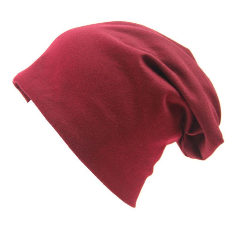 Women's Hat Autumn Winter Hoodie Sports Street Style Hip Hop Casual Loose Men's Women's Knitted Cotton Hat