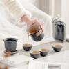 Dayanhe Coarse Pottery Ceramic Kuaike Cup Portable Travel Tea Set Outdoor Simple Portable Bubble