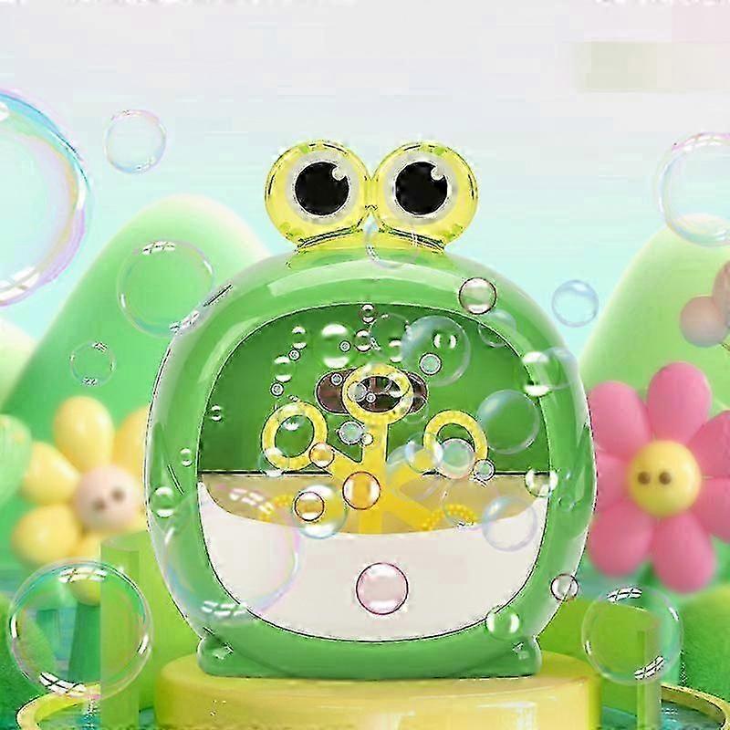 Fun Dinosaur Bubble Blower Toy for Kids - Handheld Magic Soap Water Bubble Machine Gift